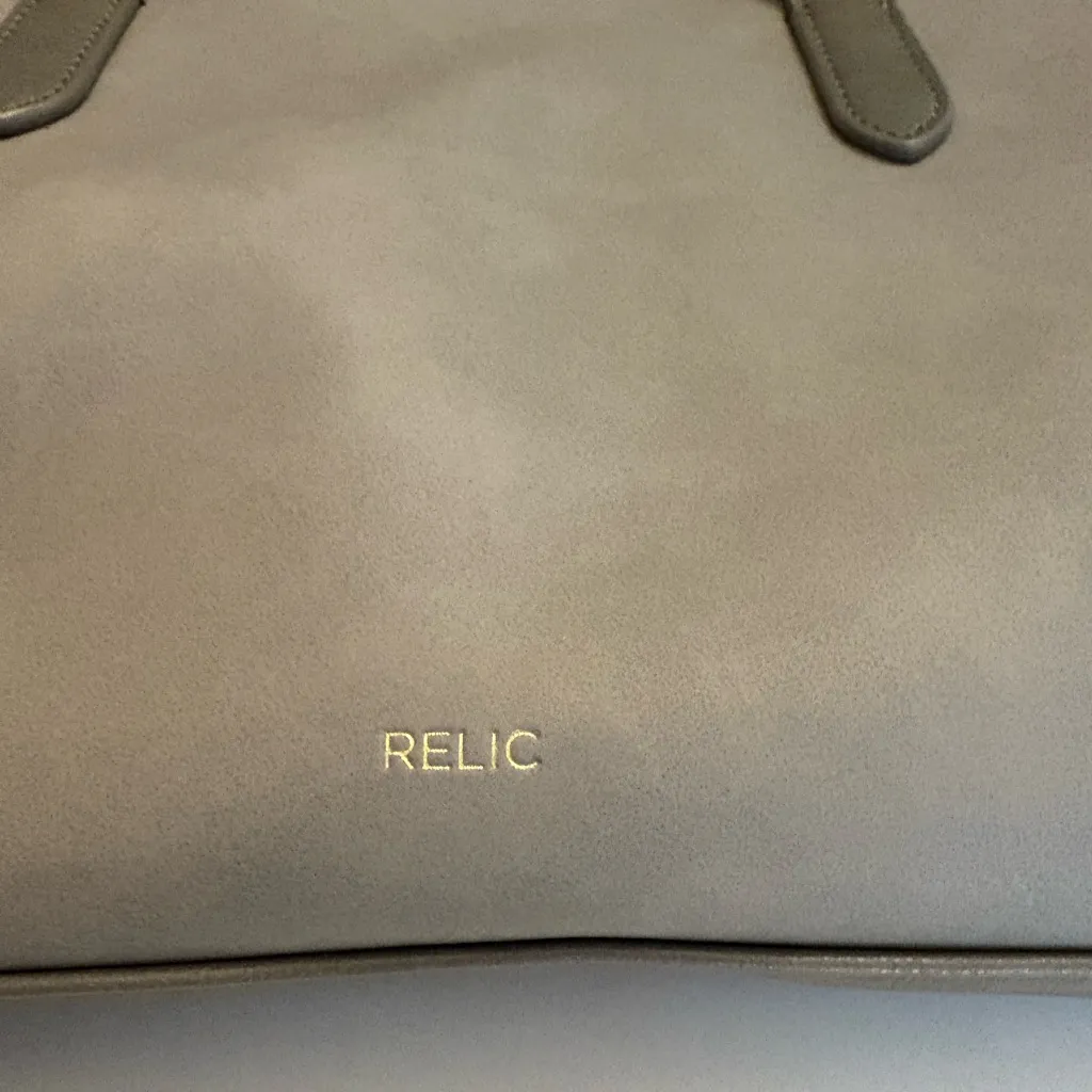 NWOT‎ Relic Gray and Charcoal Colorblock Tote Bag/Laptop Bag/Shoulder Bag - Image 2