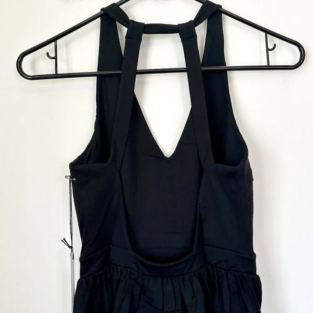 NWT Susana Monaco Black Open Back Mini Dress - Size Small - Image 5