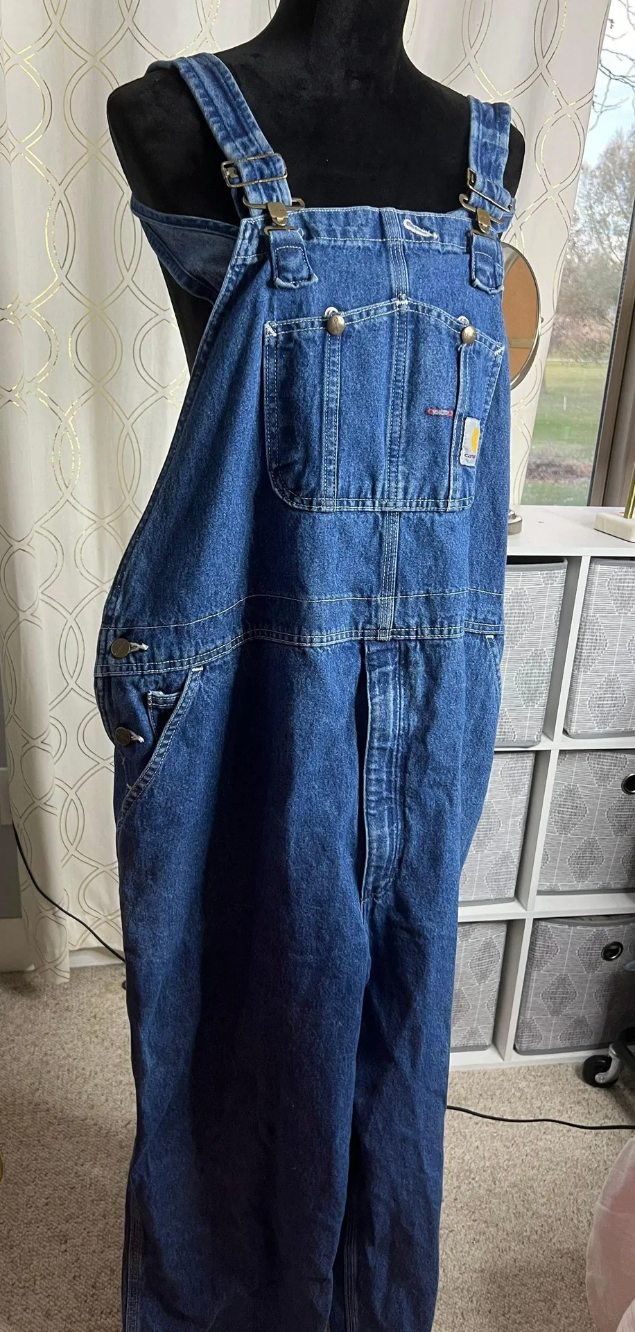 Carhartt Denim Overalls - Image 4