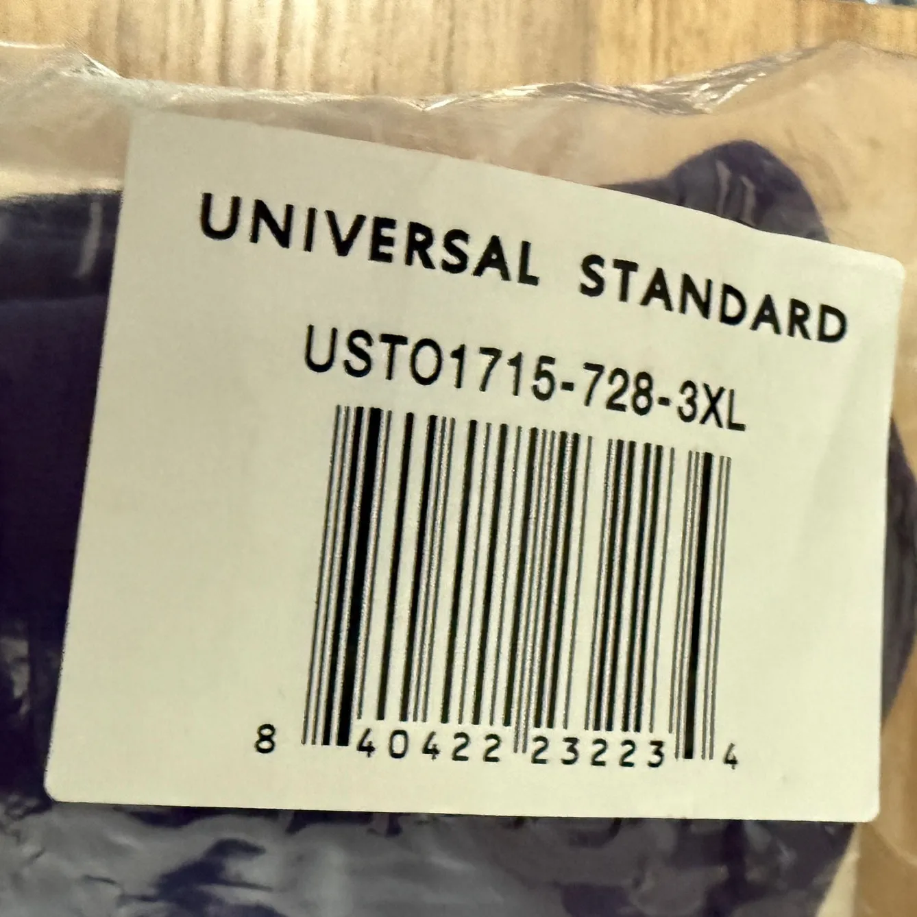 NWT Universal Standard Plus Size 6X Estella Liquid Jersey Knot Top Cosmic Purple - Image 9