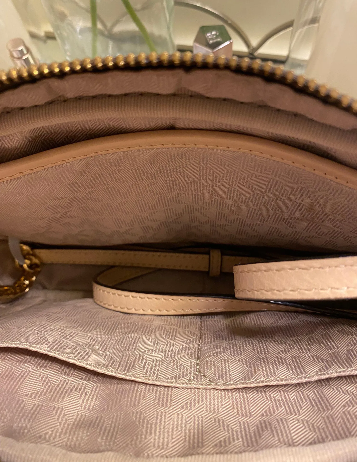 Michael Kors Brown Micheal Kors Purse - Image 3