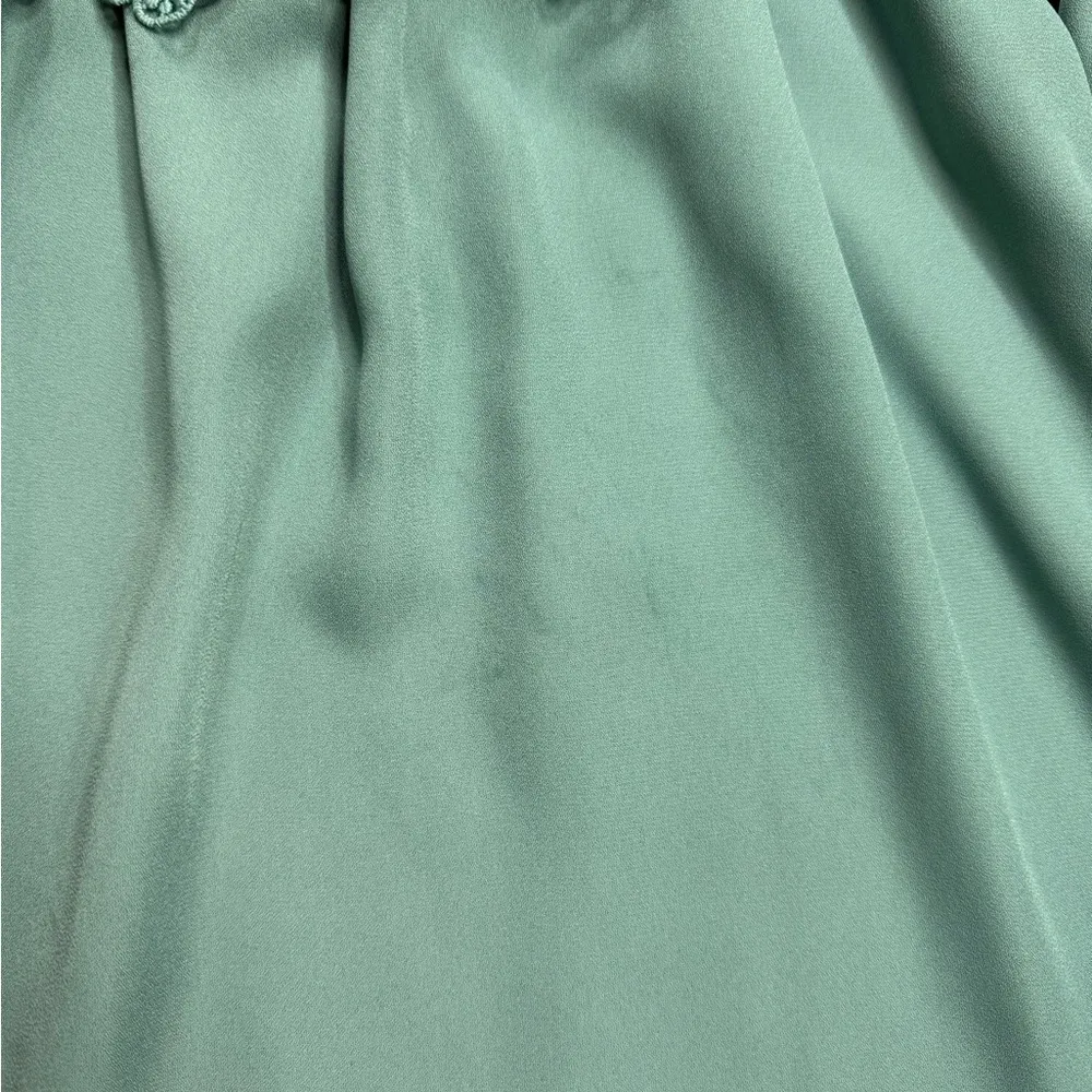 I.N. San Francisco Green Ruffled Blouse - Image 4