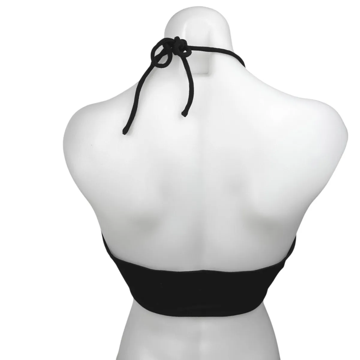 Aritzia Sunday Best 3-Way Black Half Moon Halter Beach Swim Bikini Top Size S - Image 6