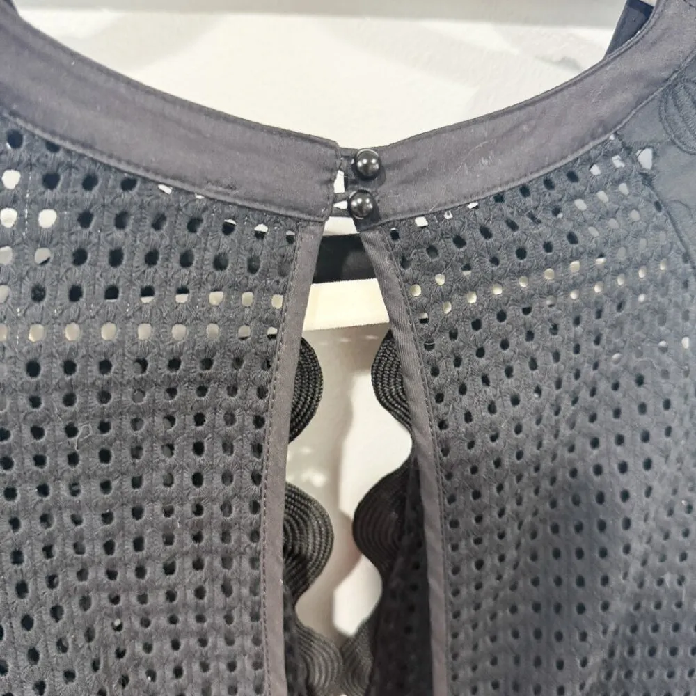 Alice McCall In The Night Black Lace Playsuit Romper Size XS/2 see measurements - Image 5