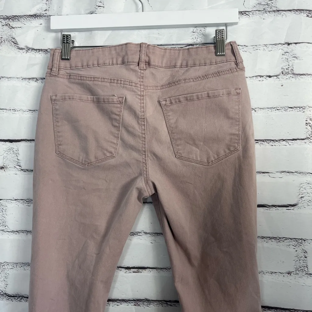 Refuge Skinny Jeans Mid Rise Distressed Blush Pink Women’s 6 Stretch Denim Y2K - Image 9