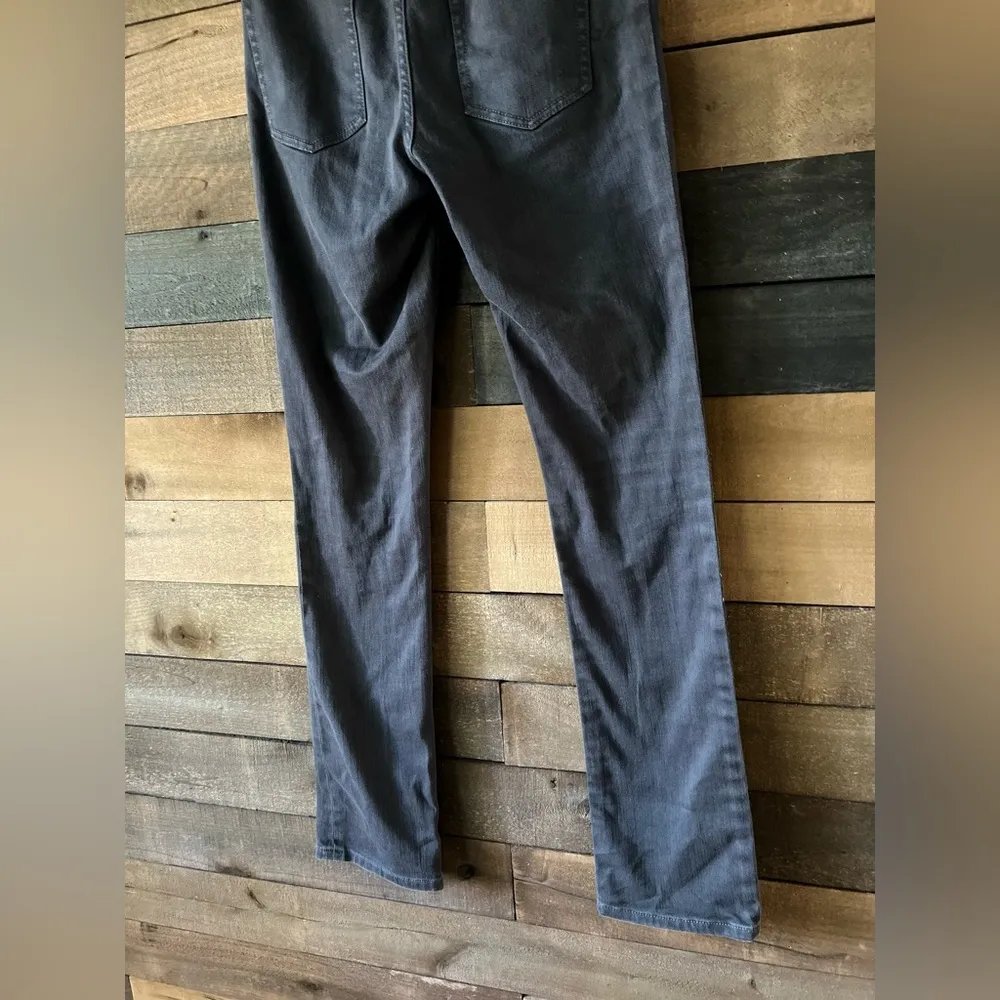 Elie TAHARI Straight Leg Jade Jean Stretchy Grey & Black Faded Pants - Image 9