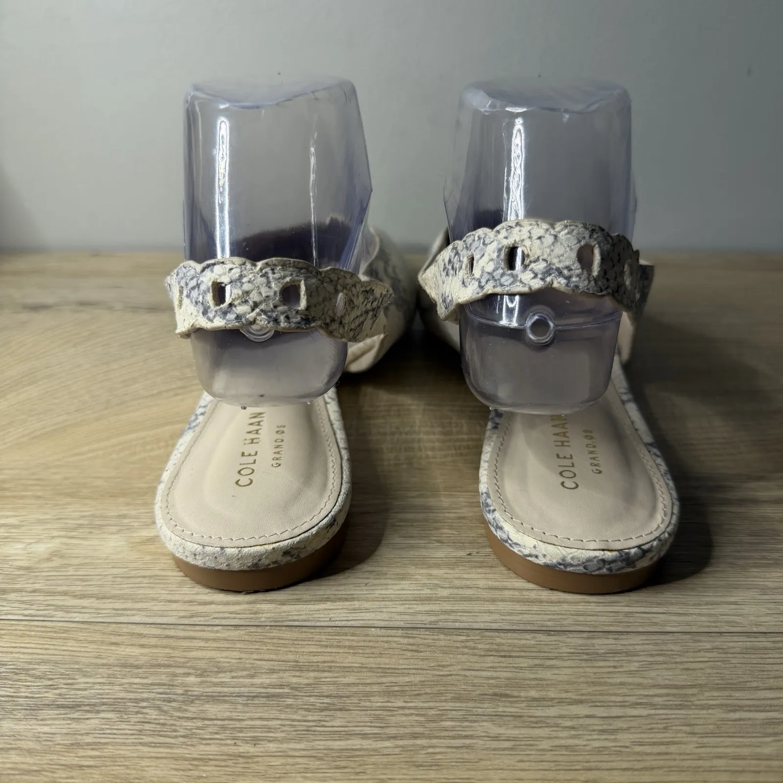 Cole Haan Grand OS Snake Print Slingback Flats Pointed Toe Classic Career Size 8 - Image 6