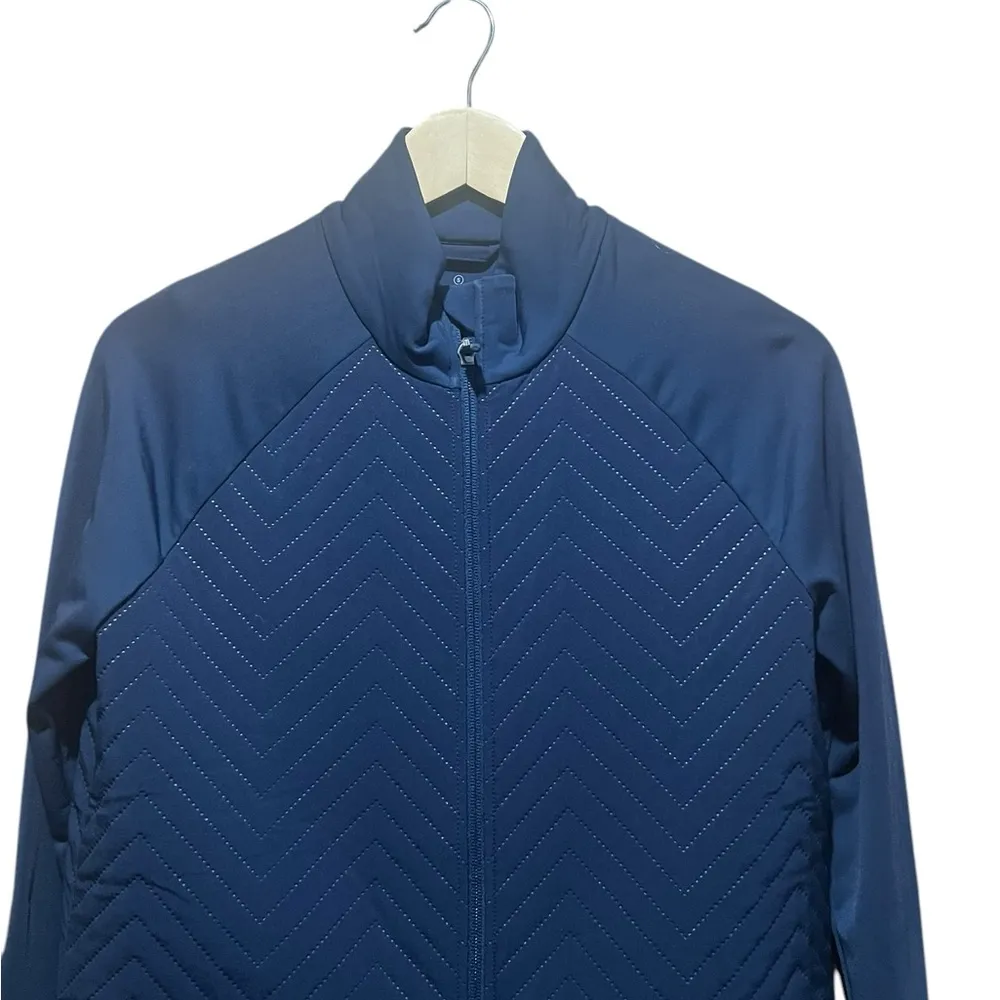 Sweaty Betty Fast Track Padded Running Jacket Navy Blue Size Small - Image 8