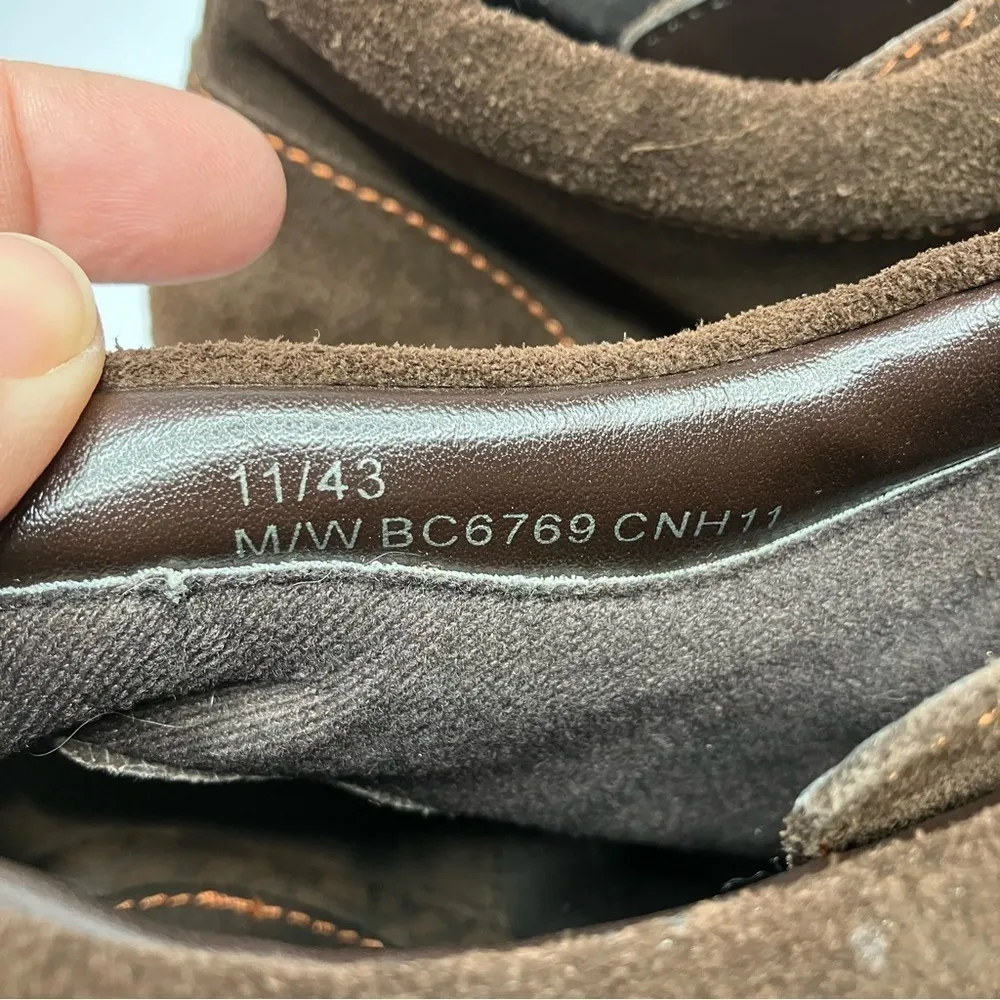 Boc suede‎ leather heeled boots size 11 Brown - Image 7