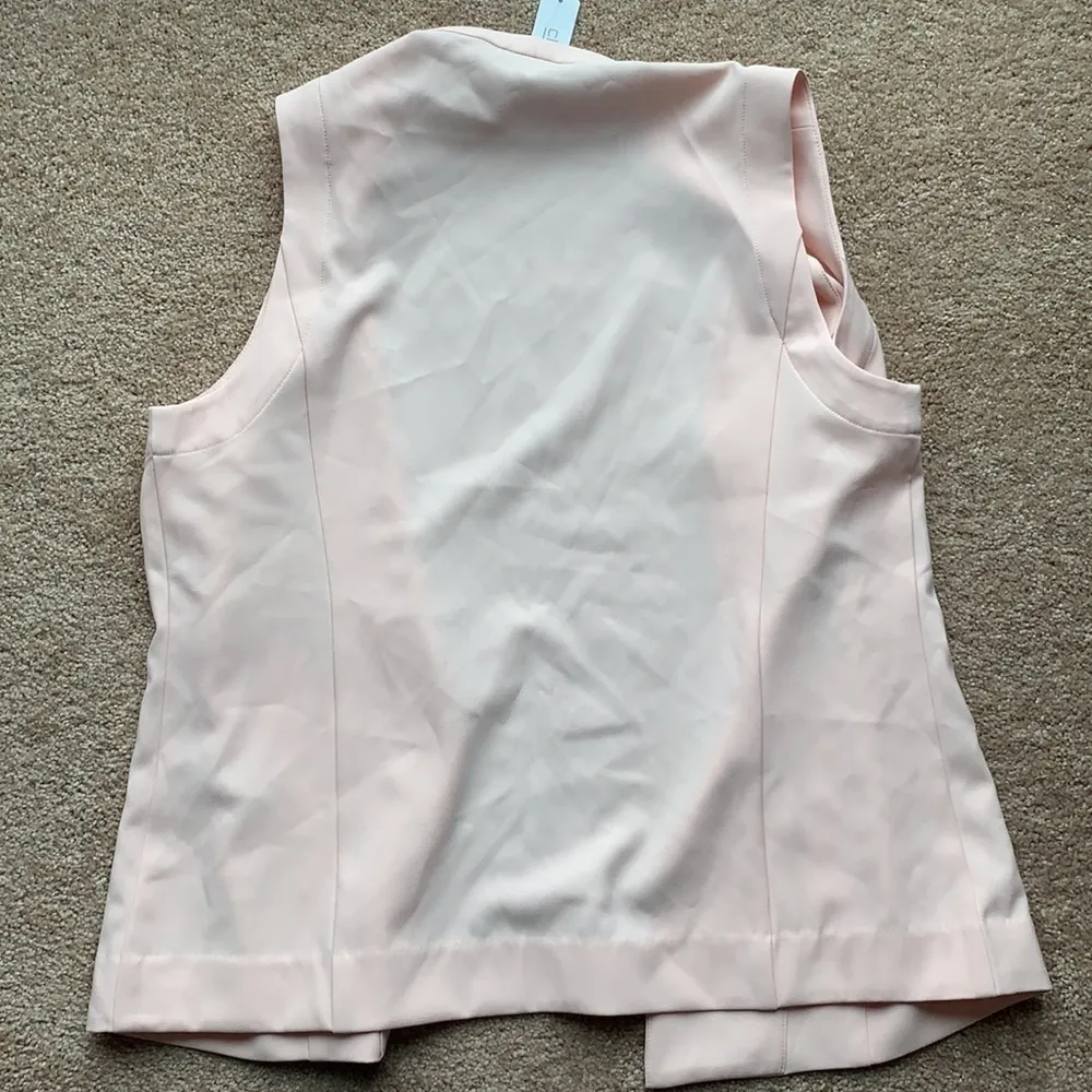 Chico’s satin backed crepe sleek vest - Image 5