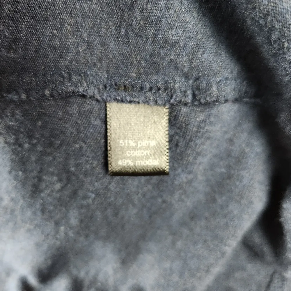 Peruvian Connection Women's Long Sleeve Tunic Top Blue Size S Small - Image 9