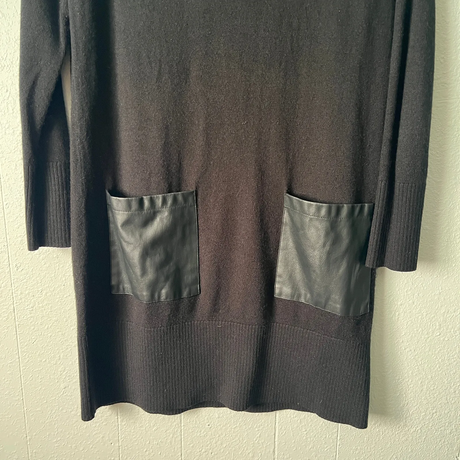 DKNY Sweater Dress Womens Small Party Cocktail Evening Modest Church Occasion - Image 4