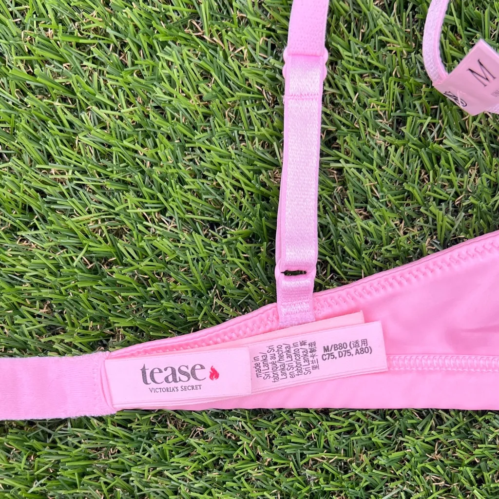 Pink Satin bralette - Image 11