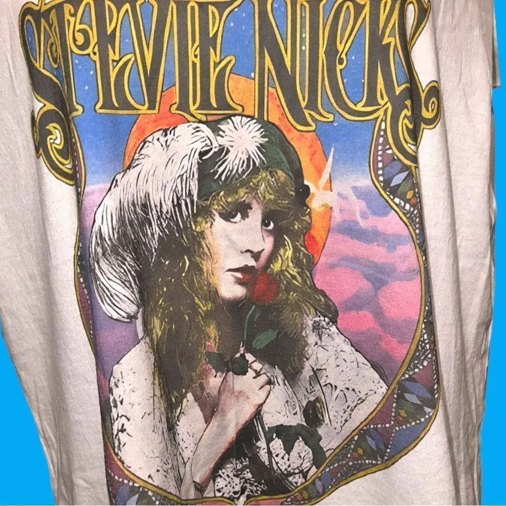 Stevie Nicks white tee! Unisex White Size XL - Image 3