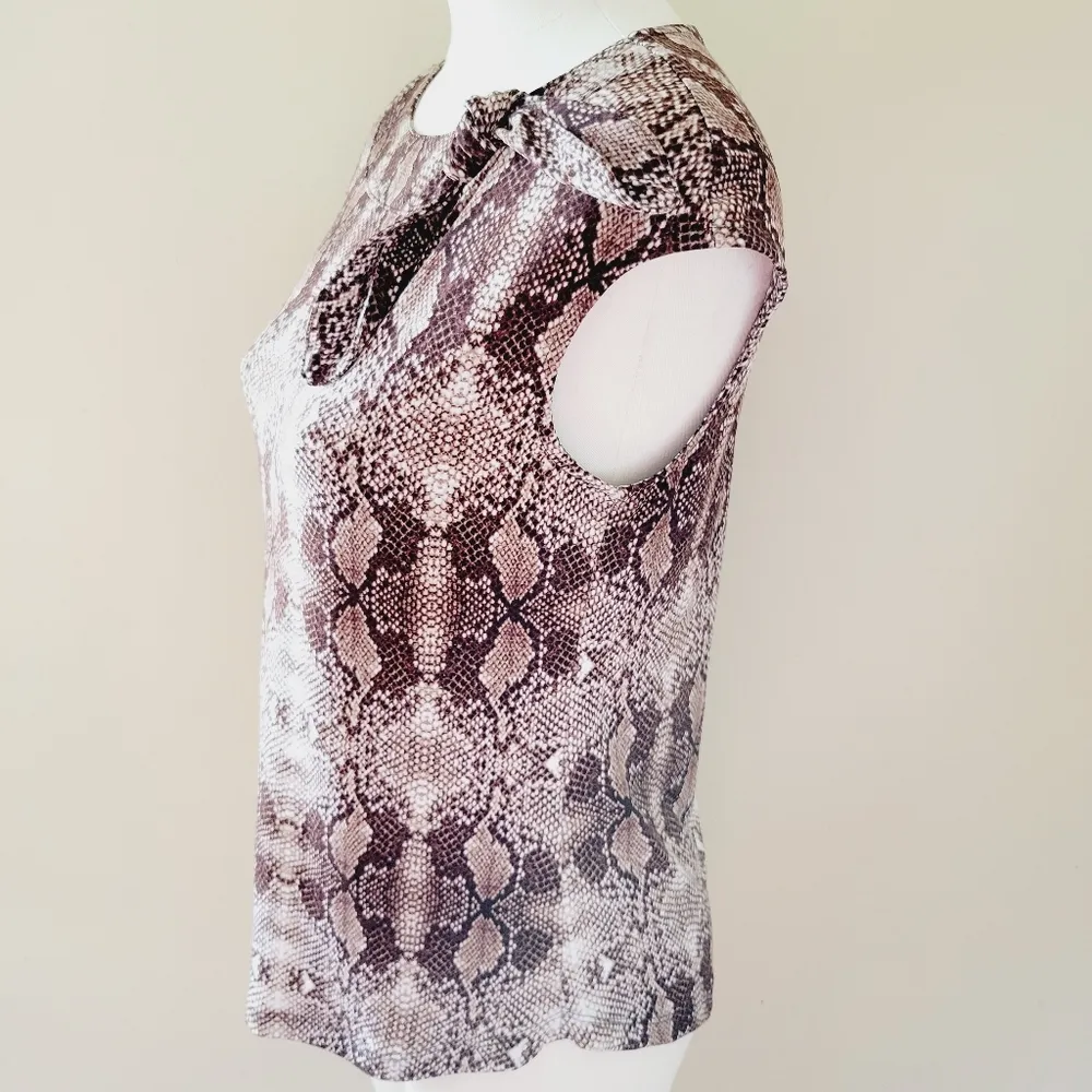 7th Ave Ny&co reptile blouse size xs - Image 4