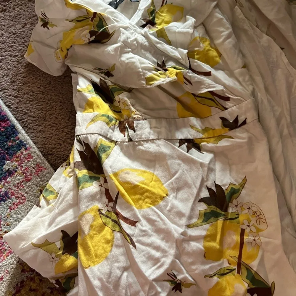 Slate & Willow Ruffle Lemon Dress 6 - Image 9