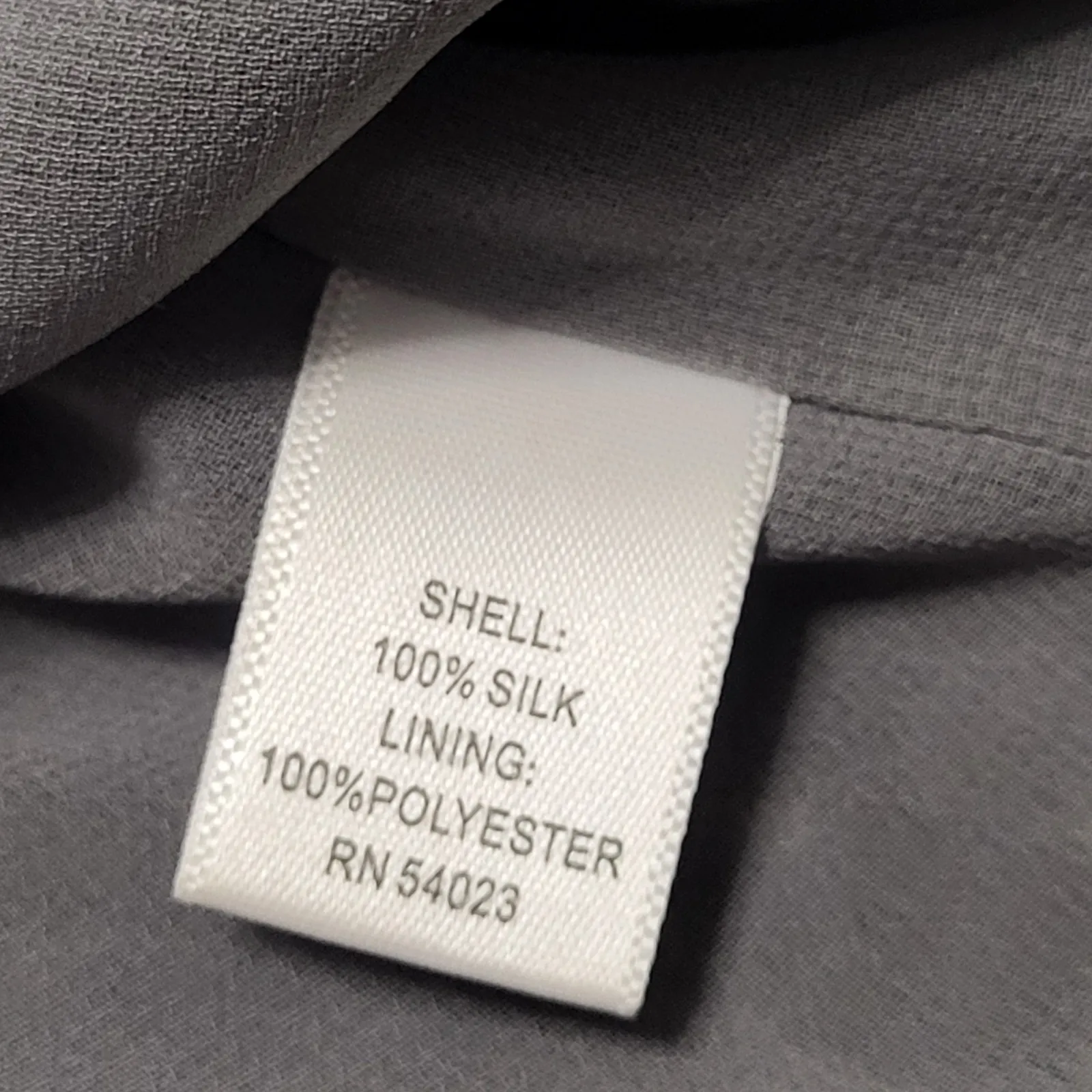 Banana Republic Silk Tank Top Womens XL Blue Gray Y2K Vintage Dark Fairy Grunge - Image 5