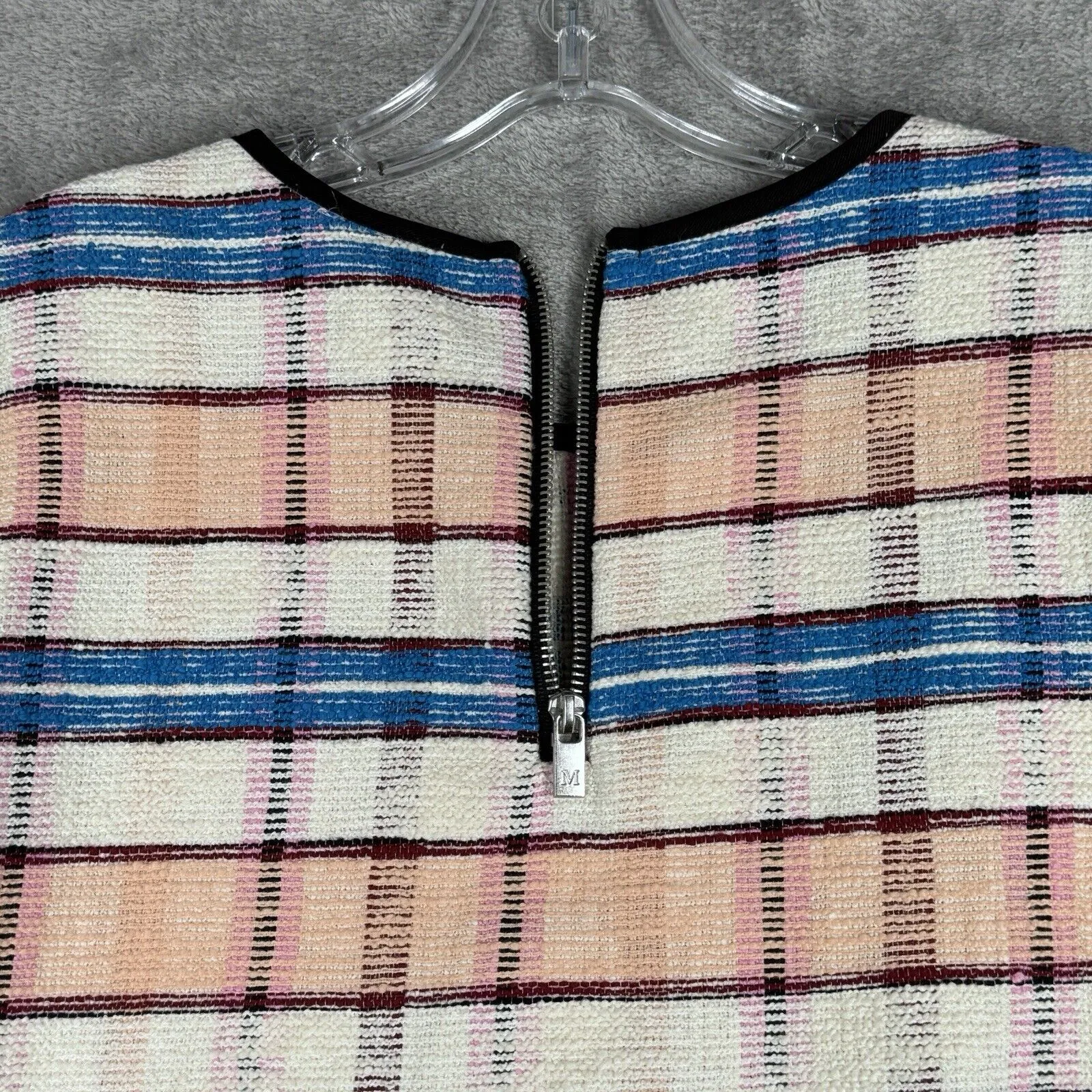 Scotch & Soda Shirt‎ Womens Small White Blue Stripe Crop Route 22 Casual Preppy - Image 10