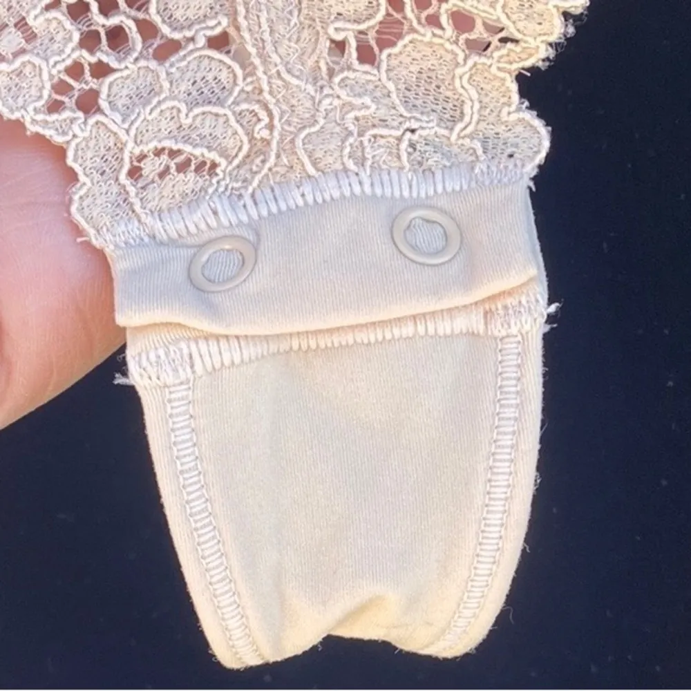 New SKIMS Fits EveryBody Lace Cami Bodysuit Snap Closure Size 2X Color Sand - Image 6