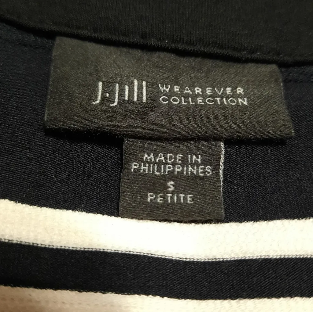 J. Jill Wearever Collection Cardigan Size SP Black - Image 3