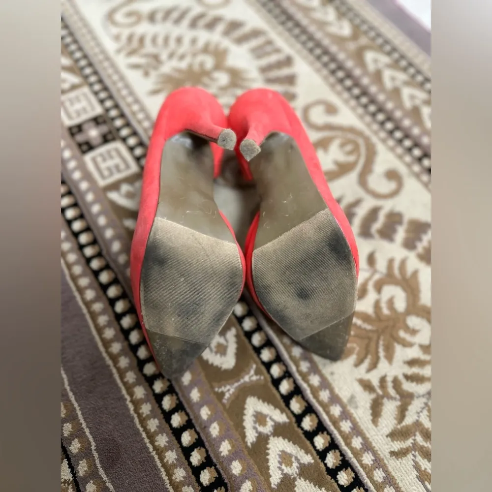 Faux Suede Slip-On Stiletto Pumps - Image 6