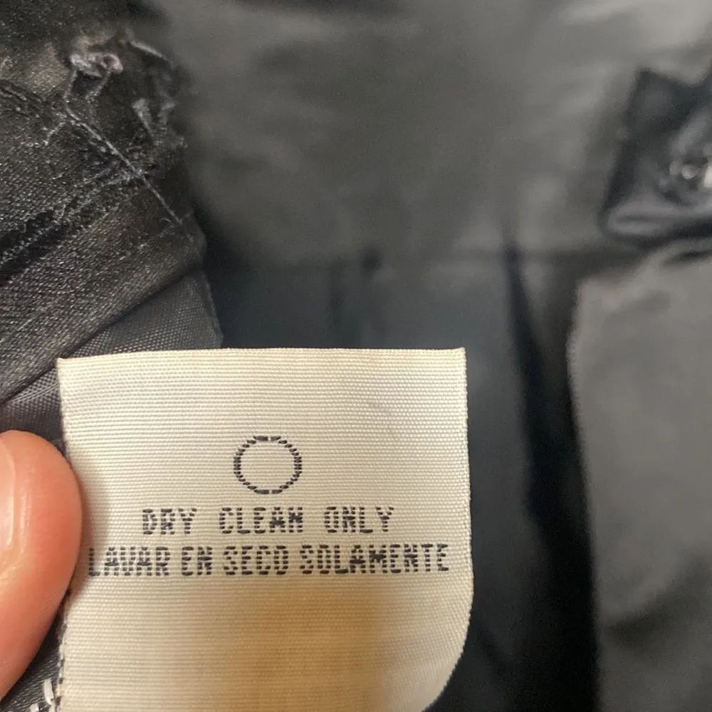 Vintage Morgan & Co Size 9/10 Satin Prom Dress Black - Image 11