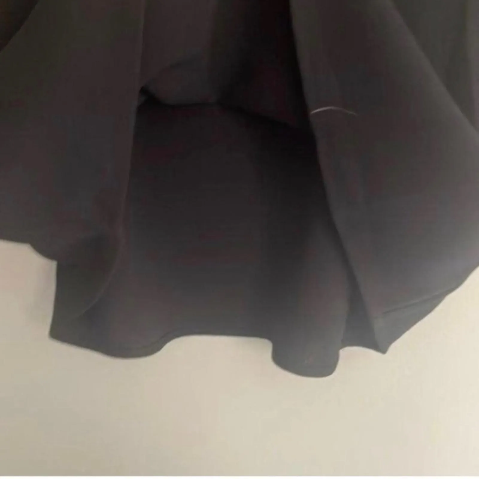 Marc New York Black Laser Cut Boxy Fit Blouse Top Minimal Basic Neutral - Image 4