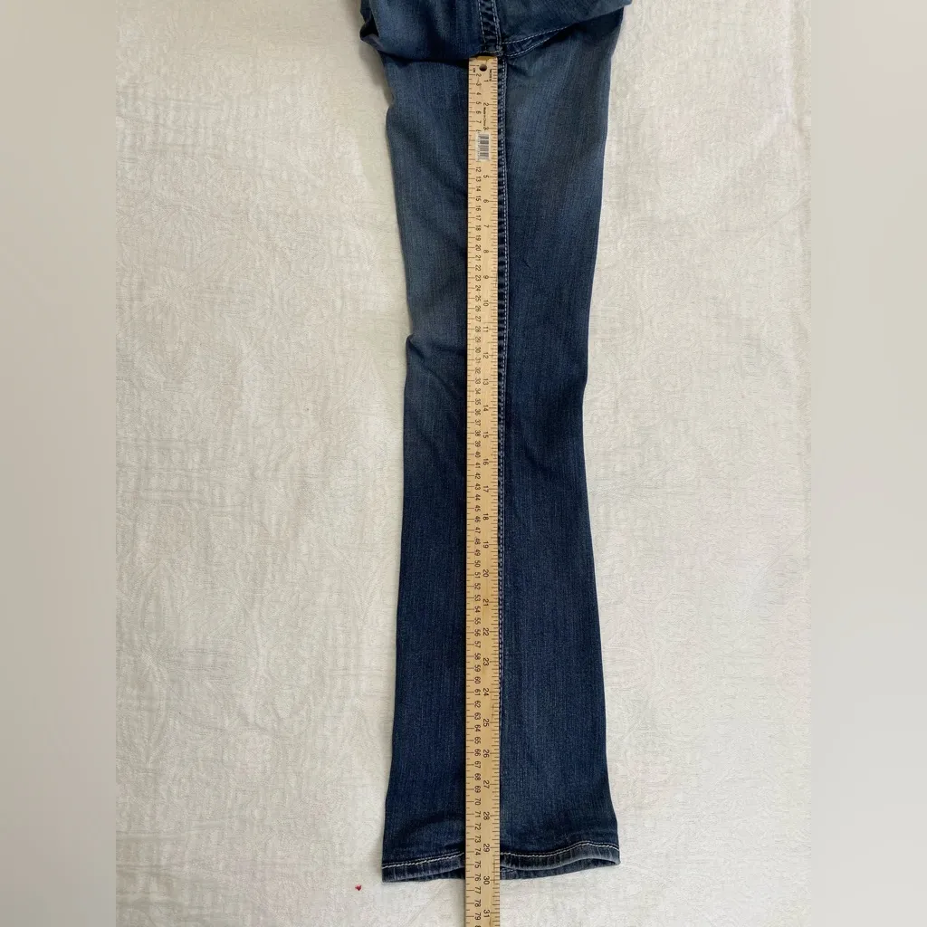 True Religion Women’s Hi-Rise Boot Cut Jeans Size 29 Made in USA Blue Denim - Image 8