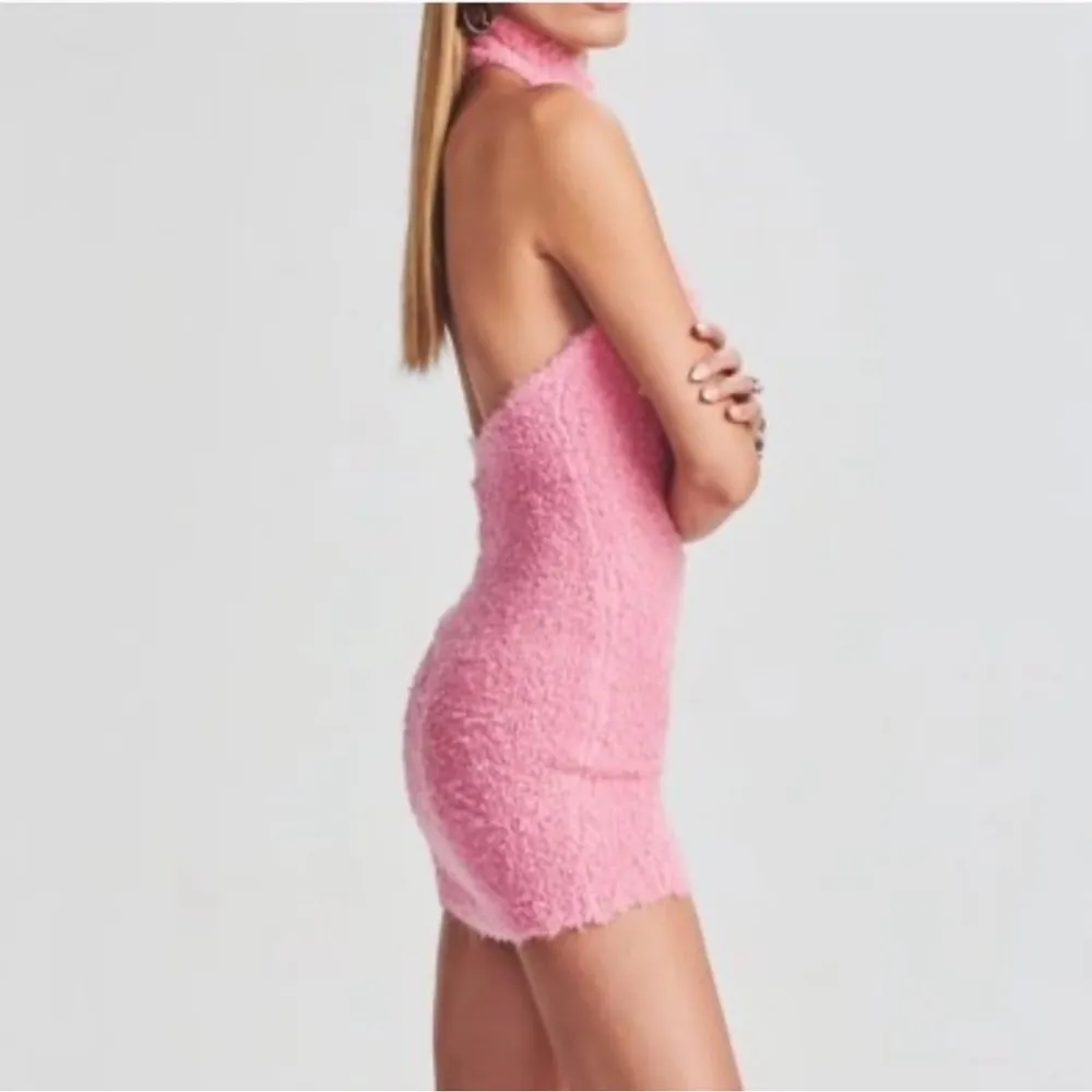 SER.O.YA MANDY BOUCLÉ DRESS SIZE LARGE NWT Pink - Image 2