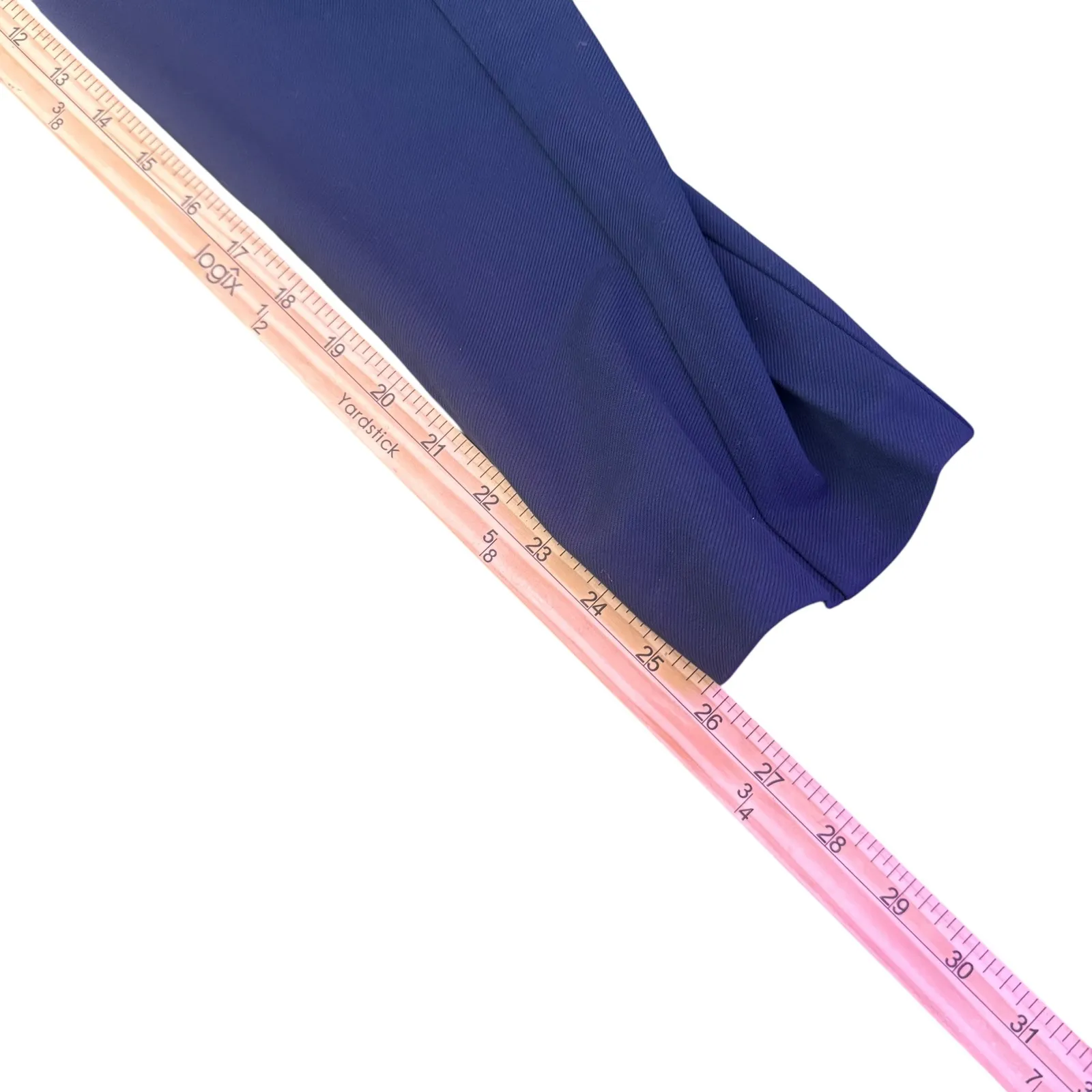 J Jason Wu Ponte Pants Pull On‎ Stretch Career Casual Blue Trousers Women 12P - Image 8