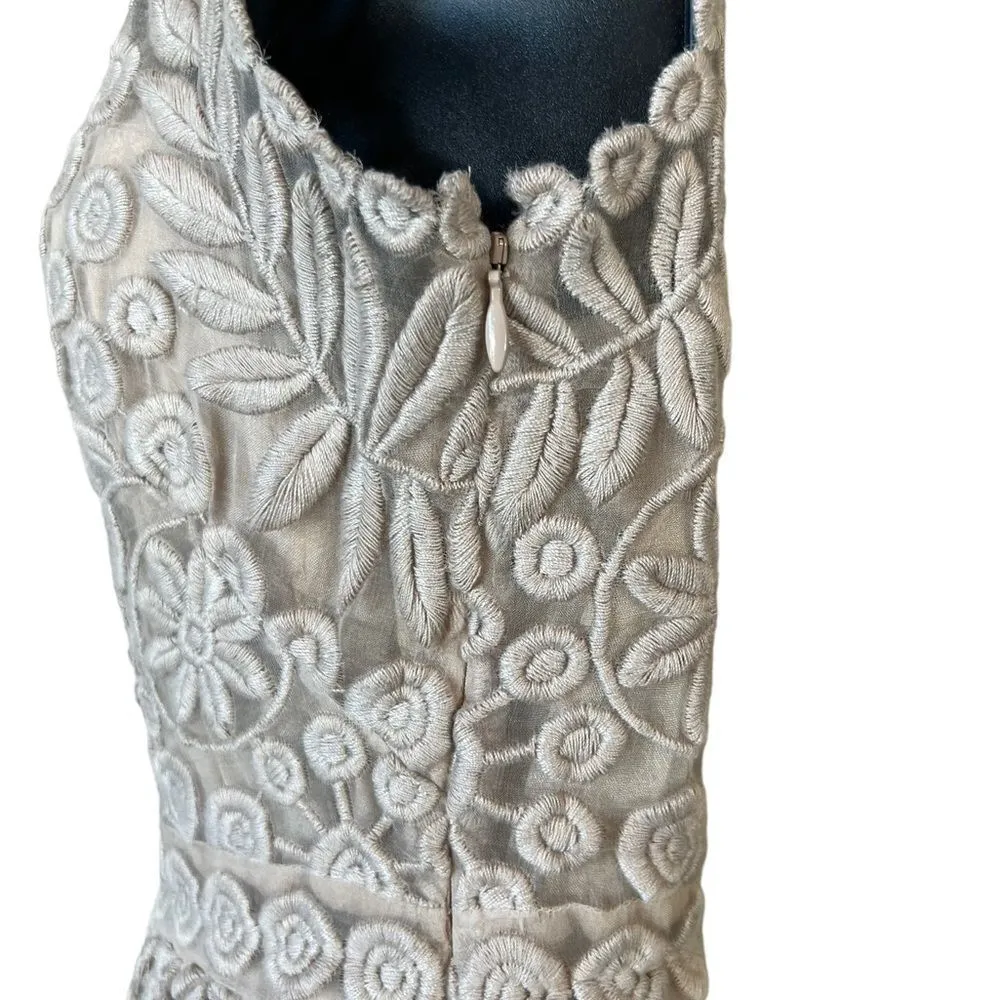 Anthropologie Yoana Baraschi Veiled Alder Silk Dress - Image 7