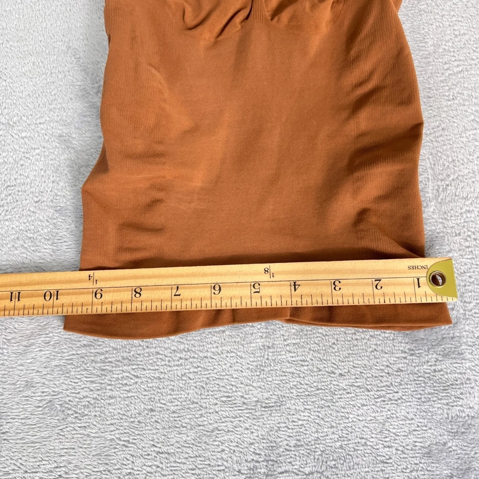 Skims Sculpting High Waist Mid Thigh Shorts Cinnamon‎ Brown Shapewear Size M/L - Image 6