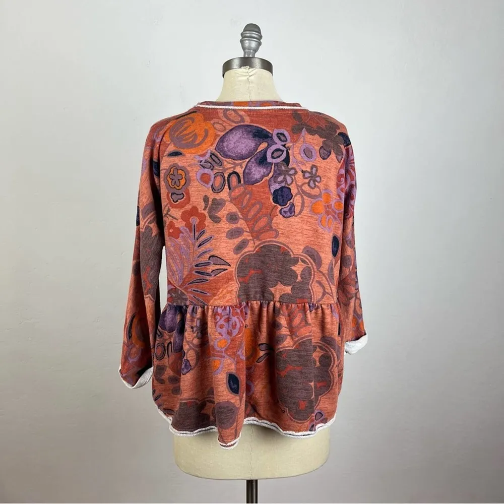 Anthropologie Saturday Sunday Colleen Floral Baby Doll Top - Image 7