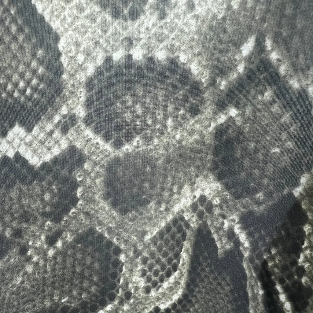 Michael Michael Kors Top Womens L/XL Wing Sleeve Snake Leopard‎ Pattern Sheer - Image 6