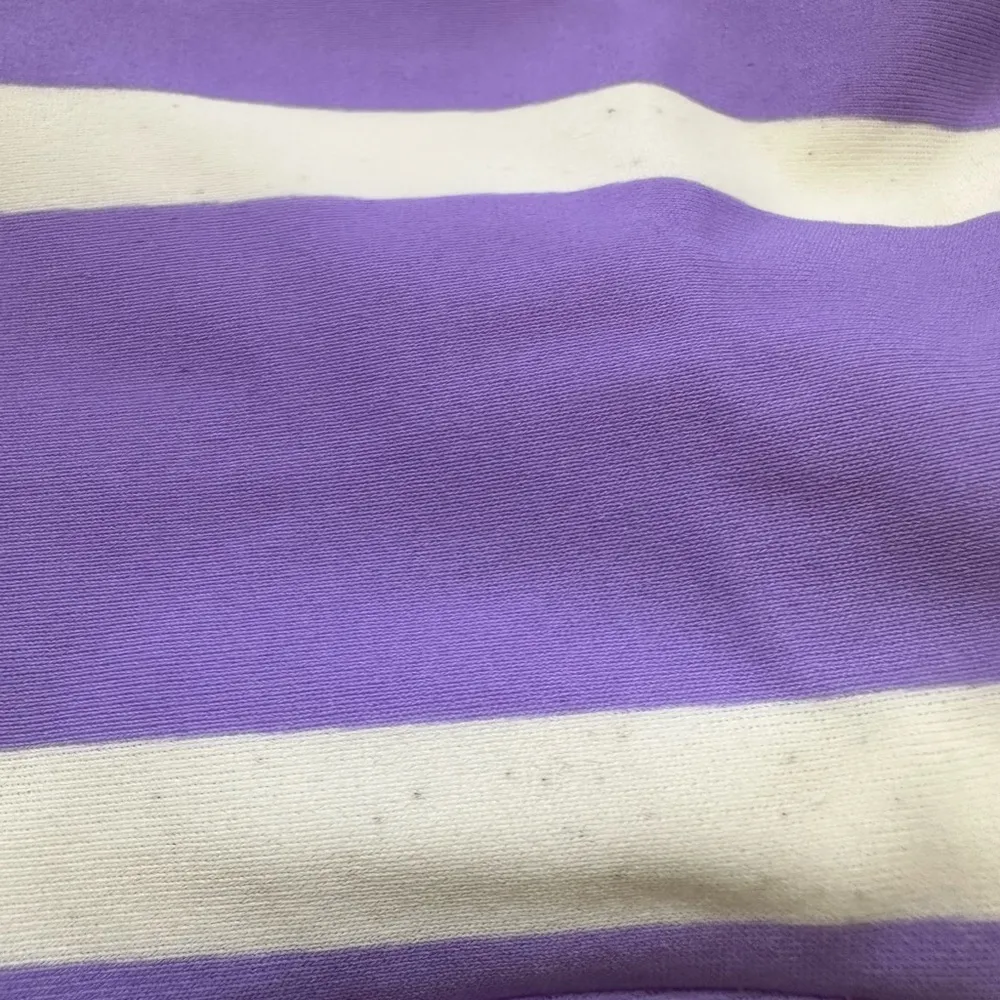 Aerie small striped purple and white bikini bottom - Image 6