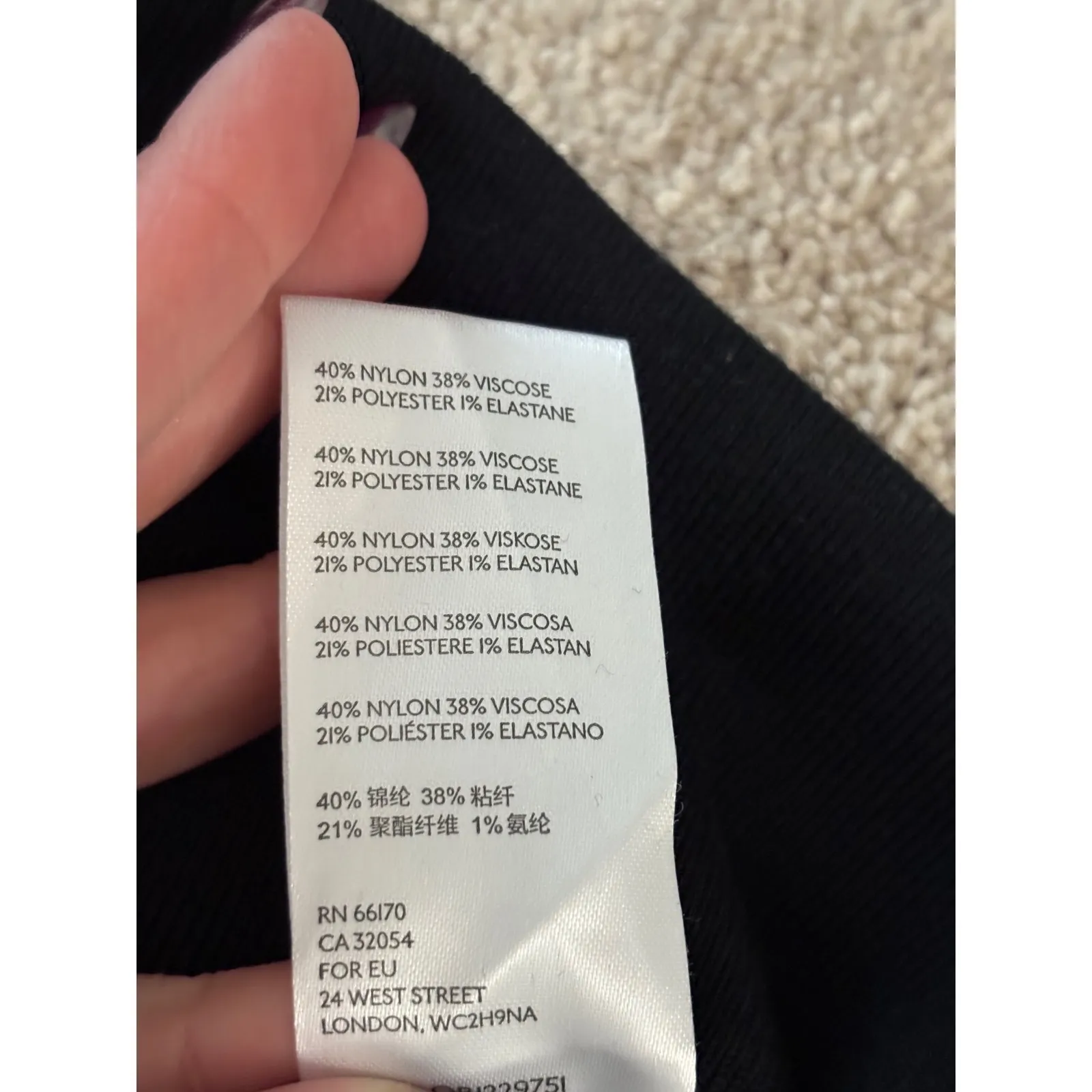 Saturday Sunday by Anthropologie Black Button Back V Neck Sweater Dress Size M - Image 5