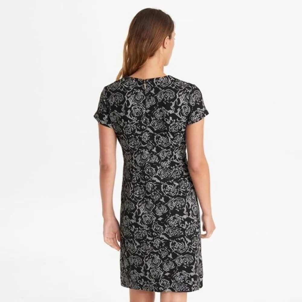 Karl Lagerfeld floral black dress - Image 2