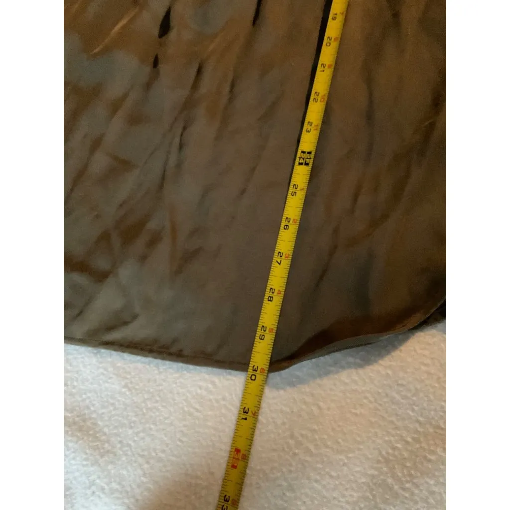 NWOT COS women olive Green long sleeve button down Shirt SZ14 bust50 - Image 7