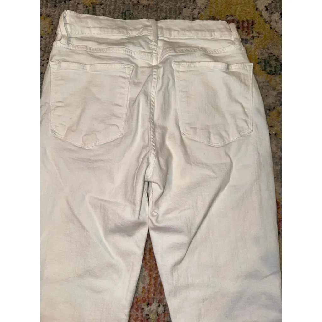 Women's FRAME White Le High Flare Jeans Size 27 - Image 2