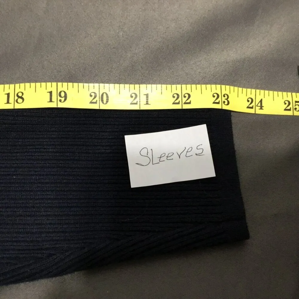 TanJay‎ women’s Gray color block Full Zip Long Sleeve lightweight Jacket Size S Black - Image 7