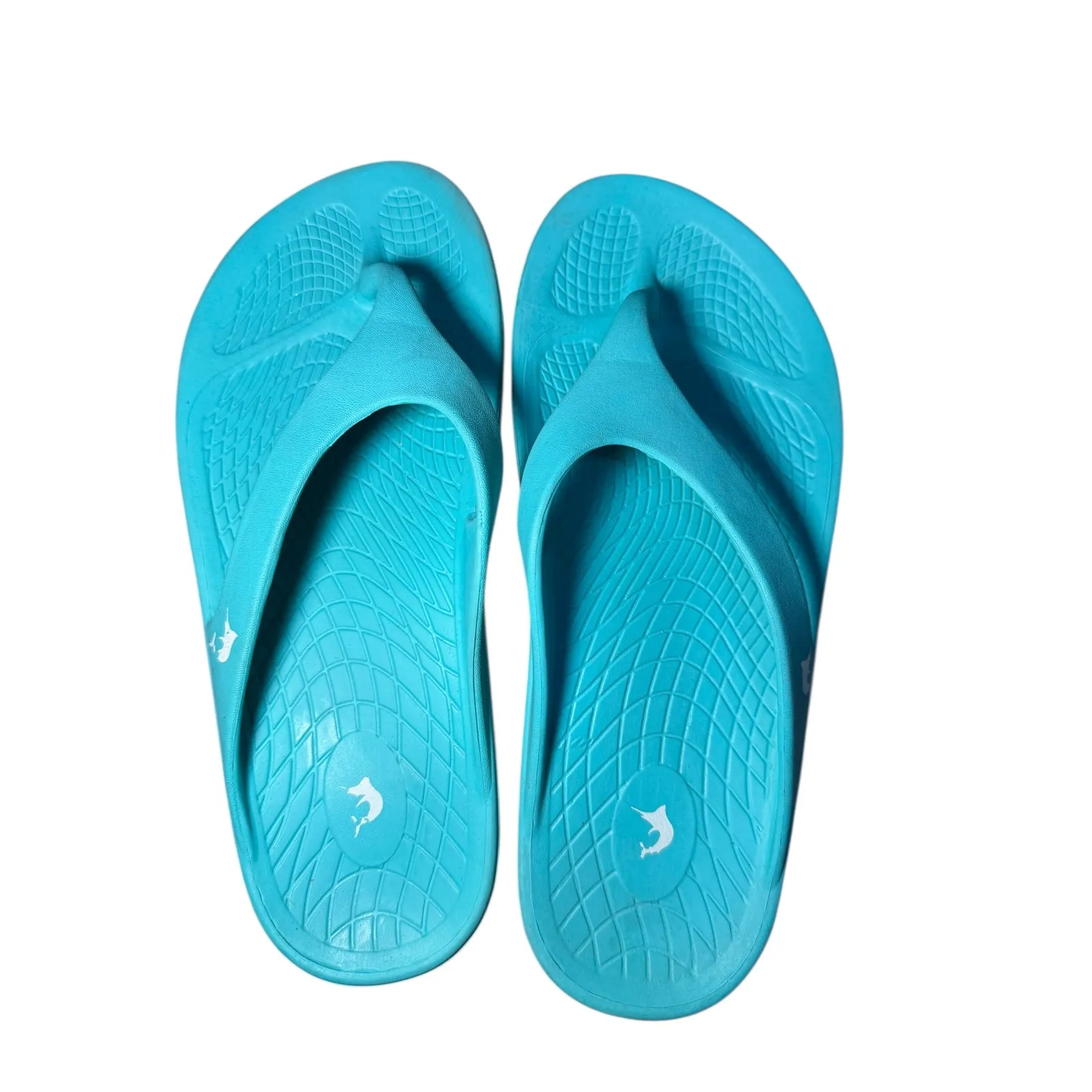 Reel Legends Women Aqua Blue Flip Flops Thong Sandals Size M7 W9 EU40 - Image 8