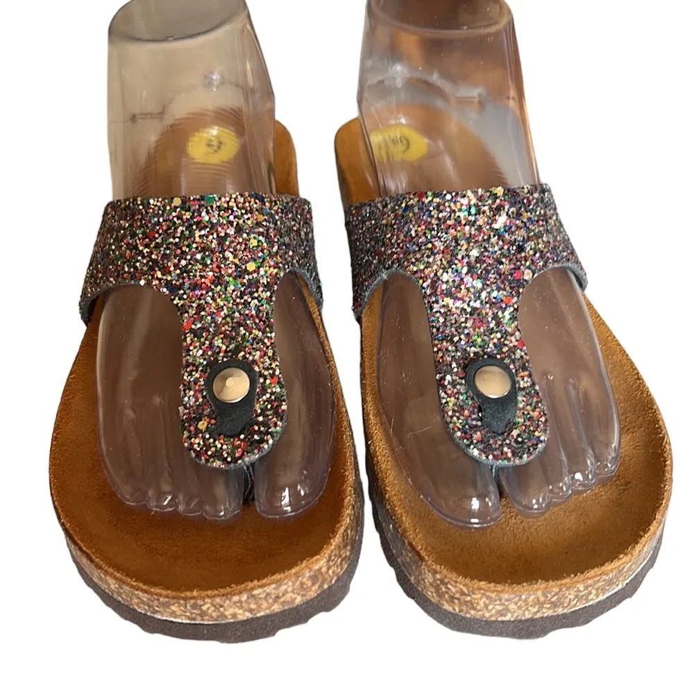 Sophia Milano leather thong sandals - Image 5