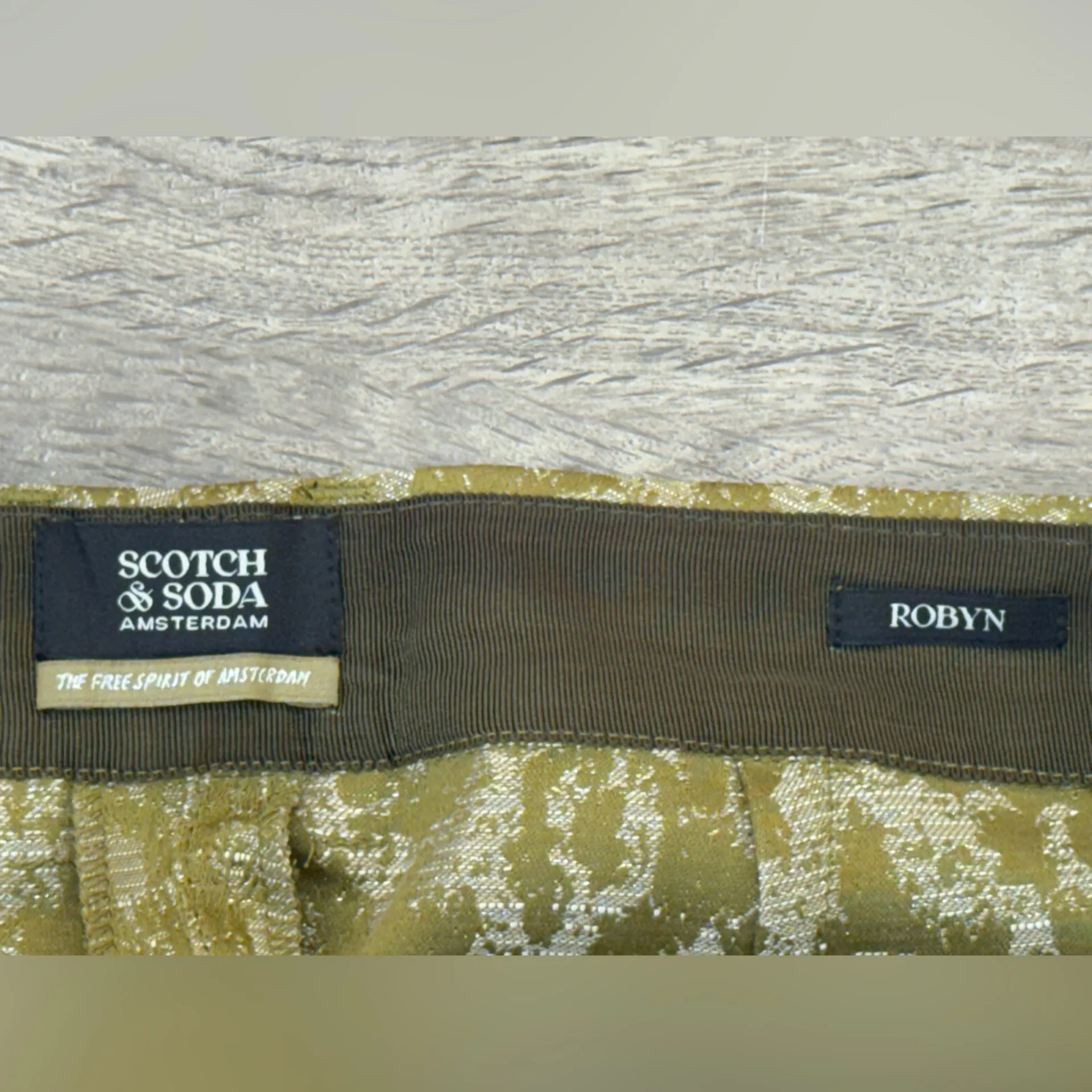 Anthropologie scotch‎ and soda ROBYN - IKAT LEOPARD RELAXED TAPERED PANT size 27 - Image 9