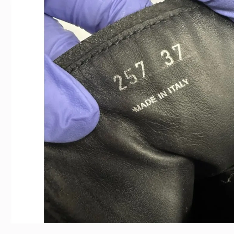 Prada Monolith Black Leather Combat Boots With Removable Pouches Tall Boot Sz 37 - Image 10