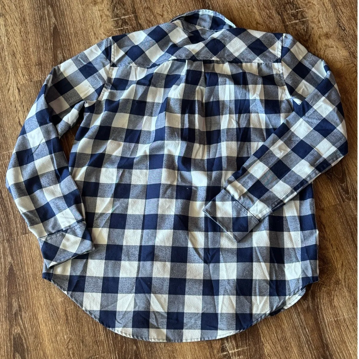 Vineyard Vines Womens Flannel Button Up Shirt Size 4 - Image 6