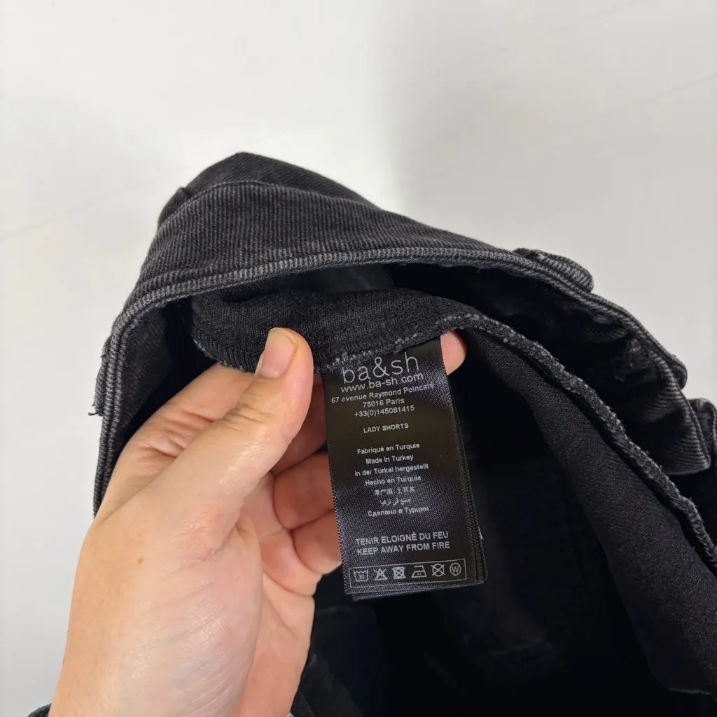 BA&SH Lady Denim Shorts Size Small - Image 10