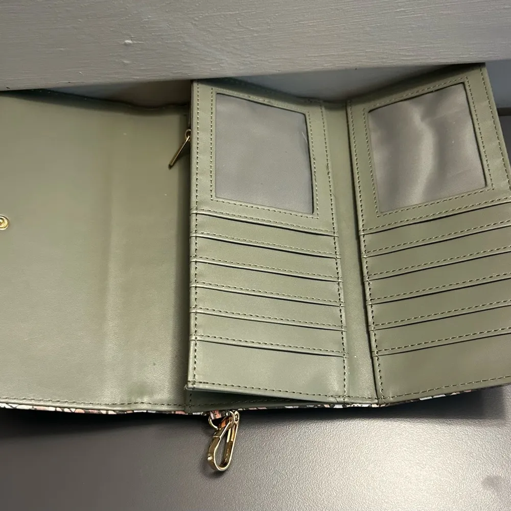 Wristlet Yellow and Black Textured Clutch Wristlet by Cato-no flaws - Image 3