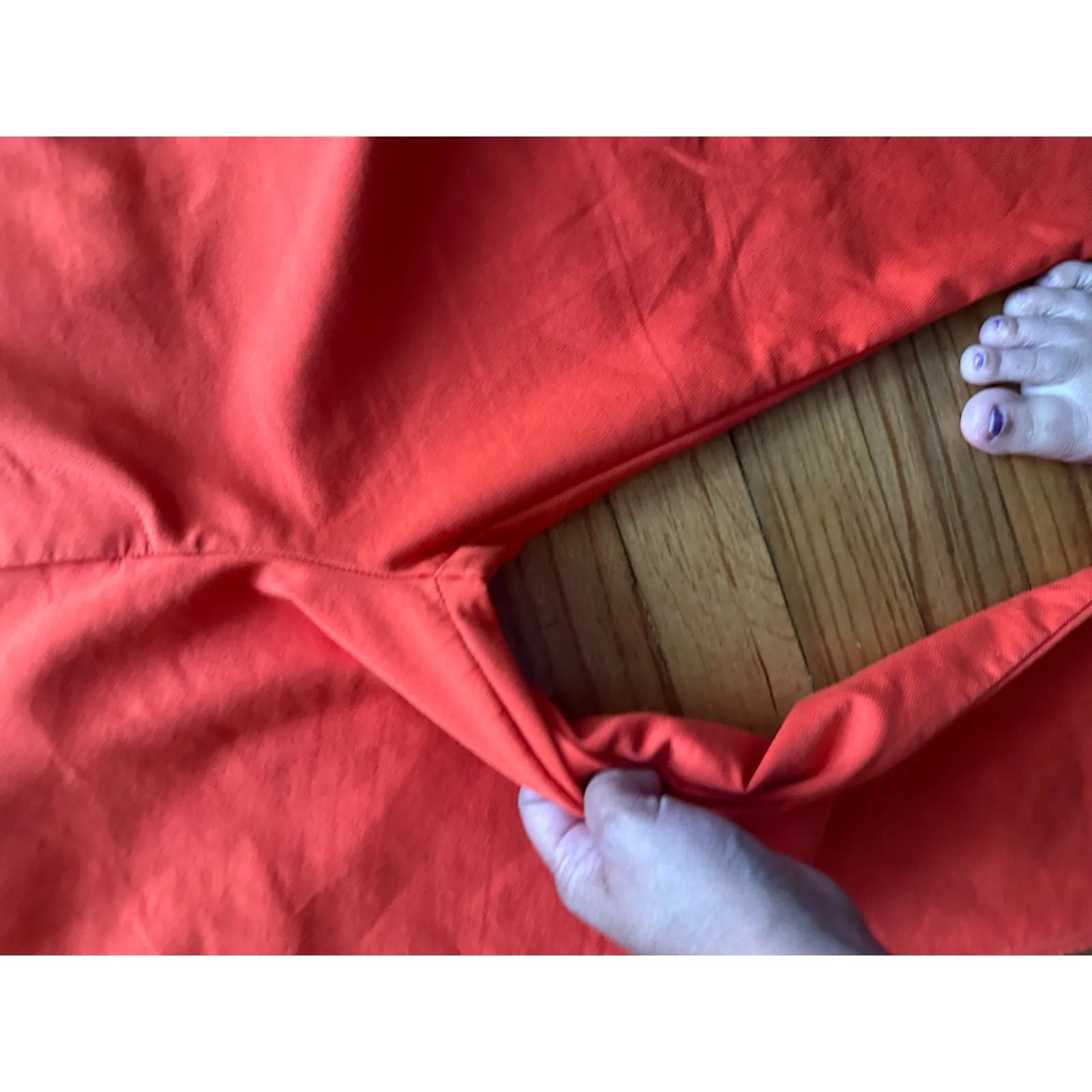 ZARA Orange Flare Dress Pants Women’s High Waist Trousers - Image 4