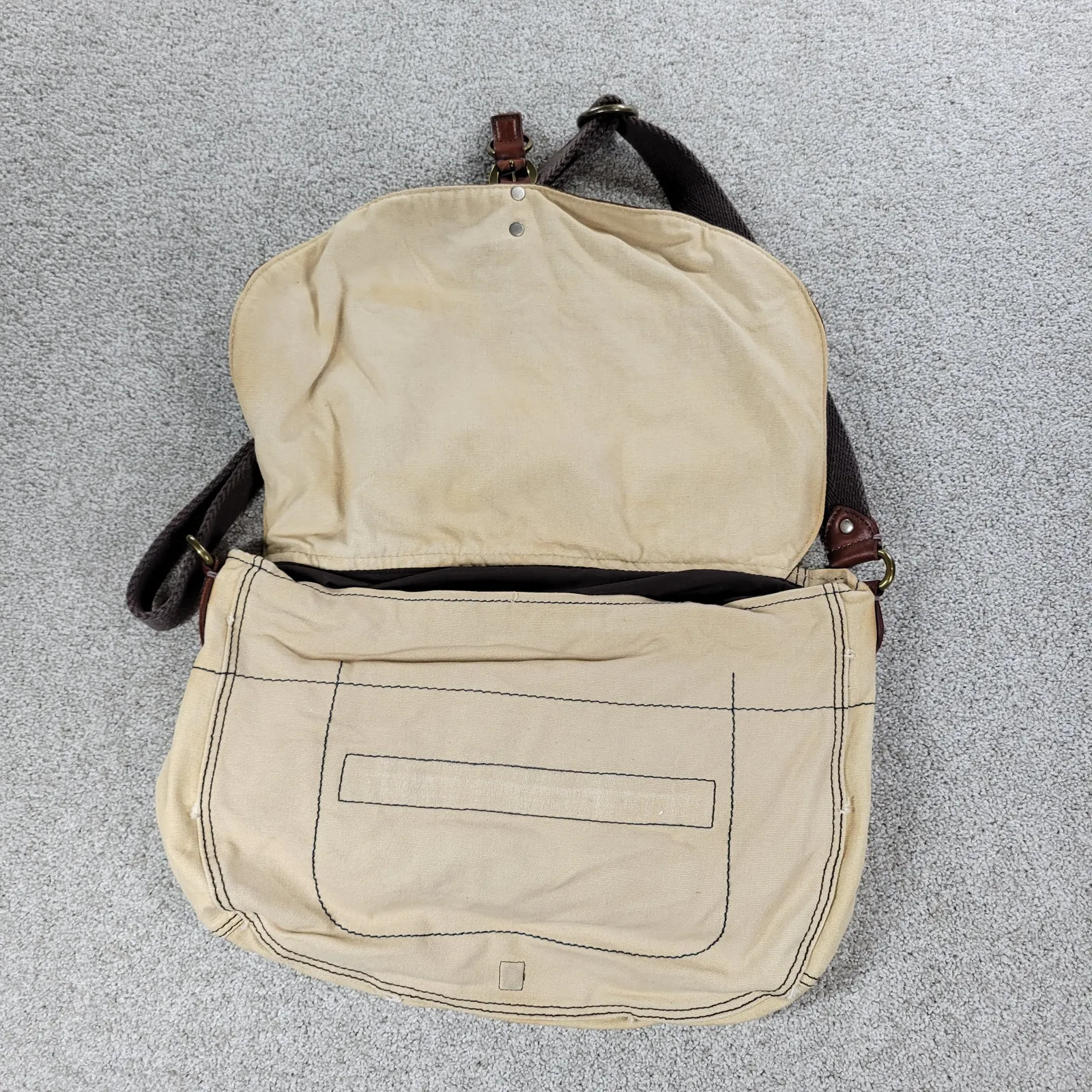 Lucky‎ Brand Messenger Bag 17" Southwestern Aztec Adjustable Strap Crossbody Bag - Image 9