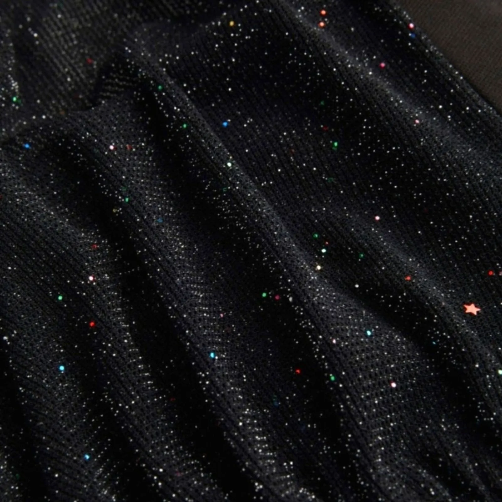 Cider Plus 2x Black Tank Top Bustier Corset‎ One Shoulder Sparkle Sexy - Image 9